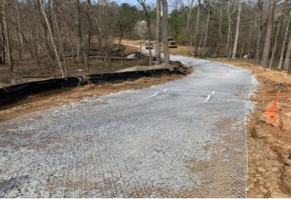 Haul Road Geogrid Test - Tensar vs Biaxial