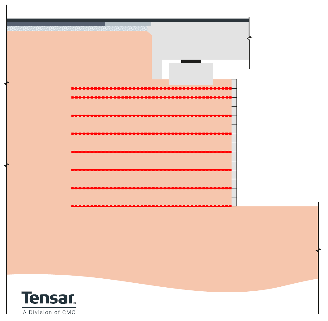 Reinforced soil (Mechanically Stabilised Earth) Semi-integral Abutment