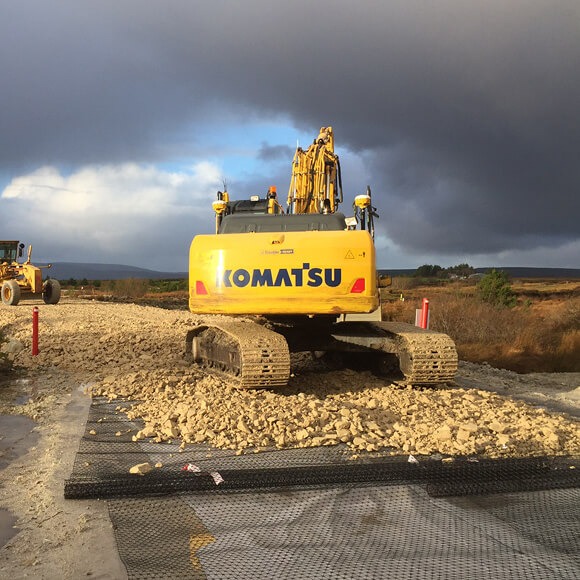 Tensar geogrid helped achieve 50% reduction in CO2 emissions at Owenniny Wind Farm.