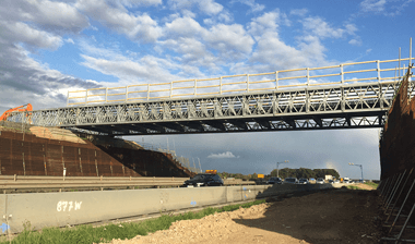 Delivering robust temporary structures
